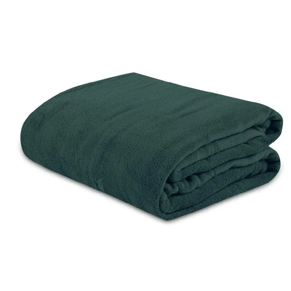 Cobertor Casal Microfibra Paris - Verde Botânico