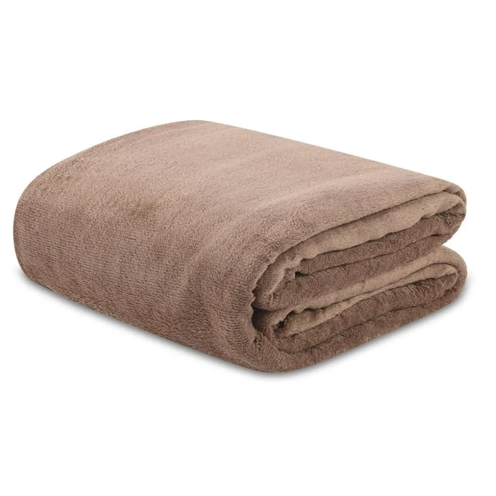 Cobertor Casal Microfibra Paris - Taupe Atemporal
