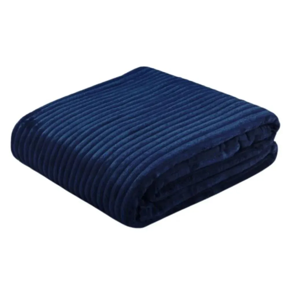 Cobertor Casal Montreal 1,80M X 2,20M - Azul Mariner