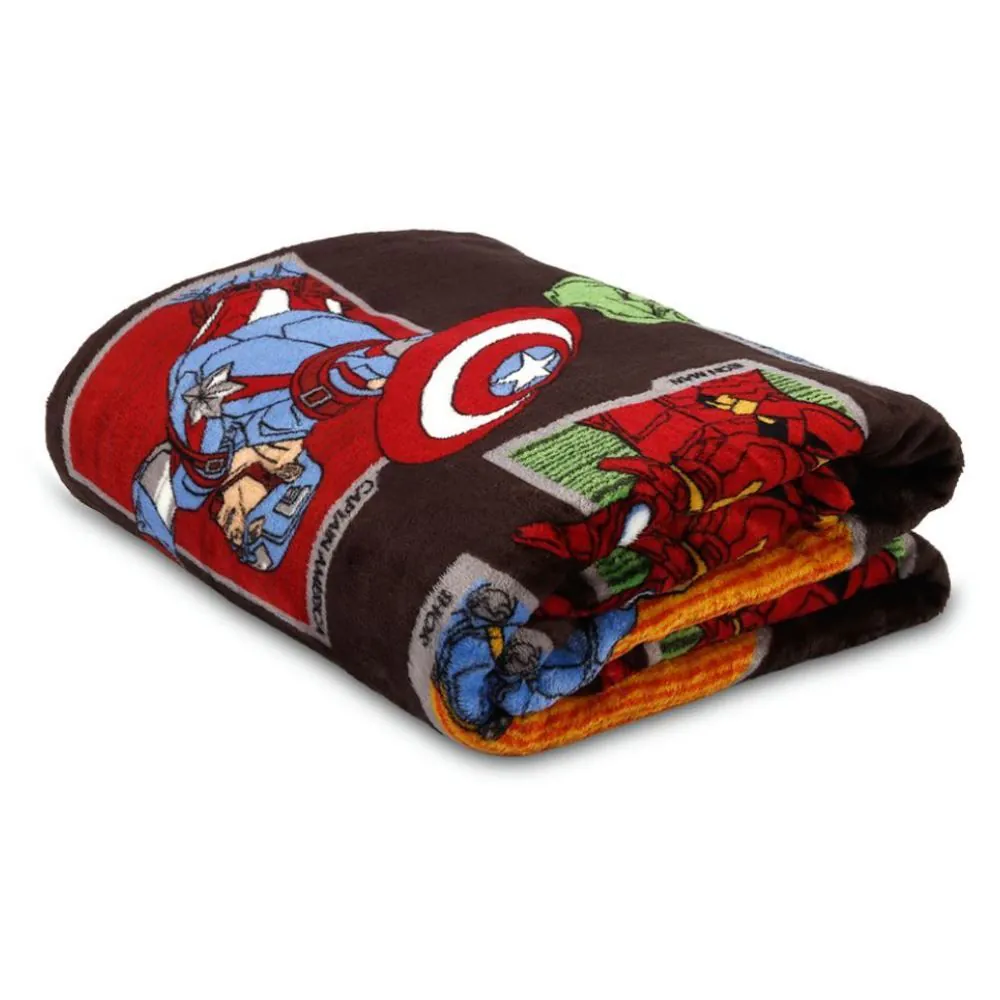 Cobertor Infantil Casal Licenciado Disney - Avengers Comics Chumbo