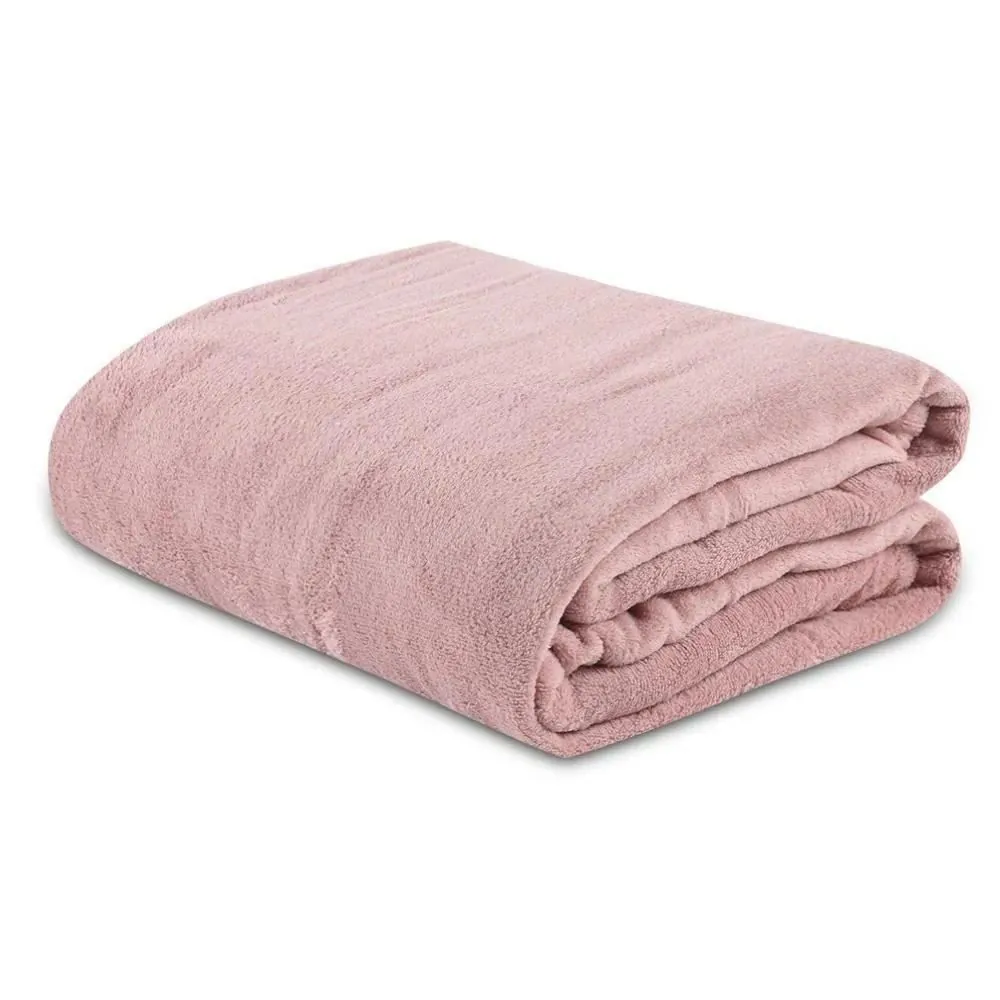 Cobertor Paris Solteiro Microfibra - Rose