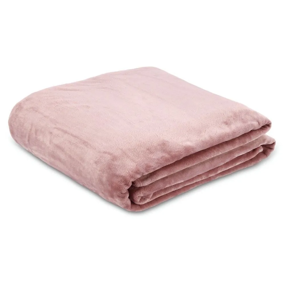 Cobertor Queen Microfibra Neo Clássico Camesa - Rosa Bebê