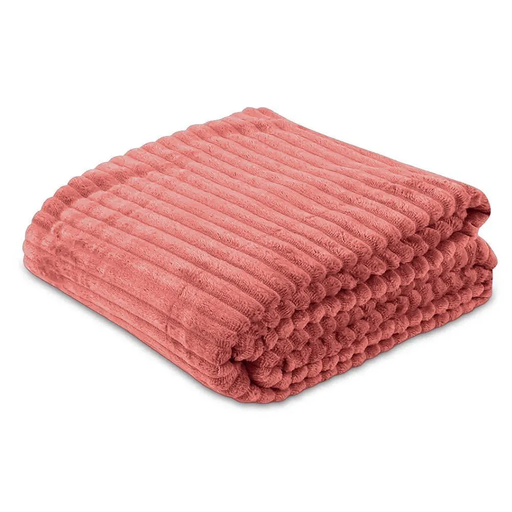 Cobertor Queen Montreal 100% Poliéster - Rosa