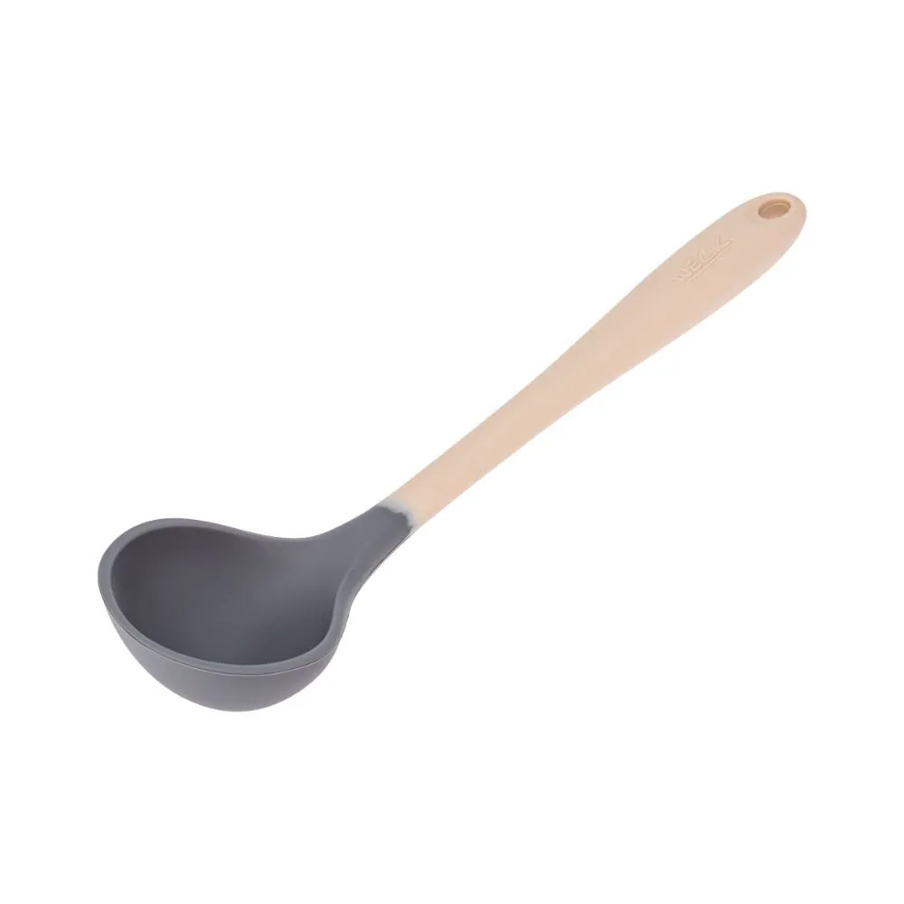 Colher de Silicone 27Cm Creme e Cinza Weck