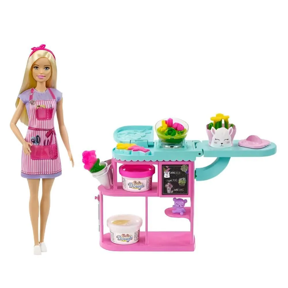 Boneca Barbie Conjunto Loja de Flores Mattel - GTN58