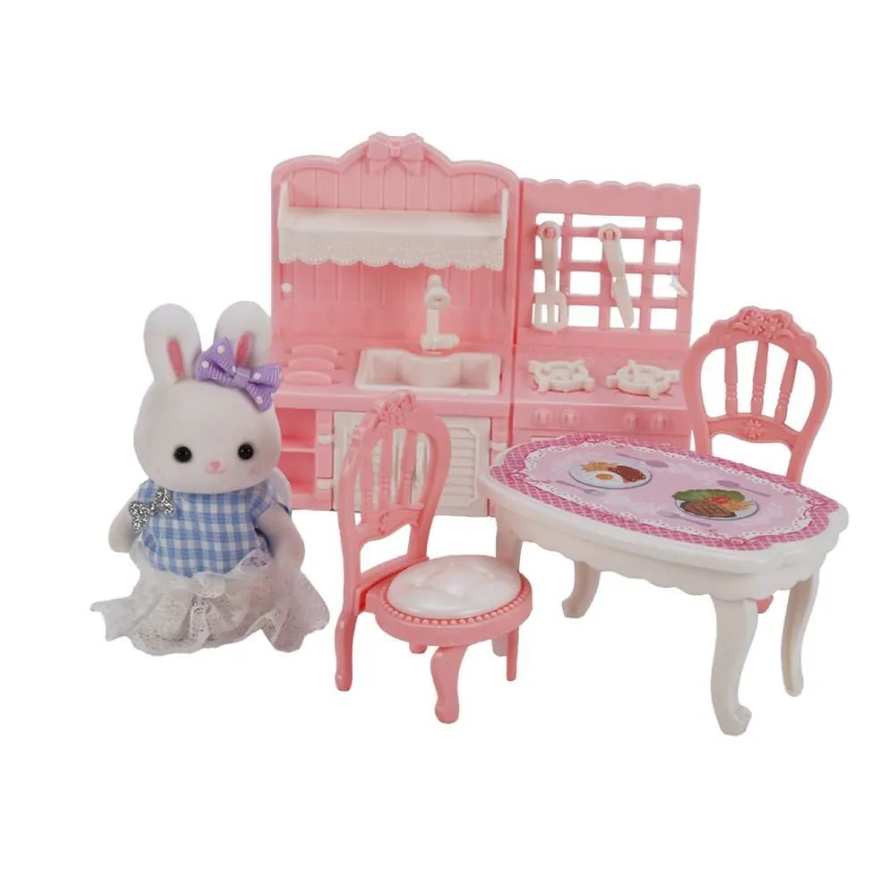 Conjunto Família Coelho Cozinha