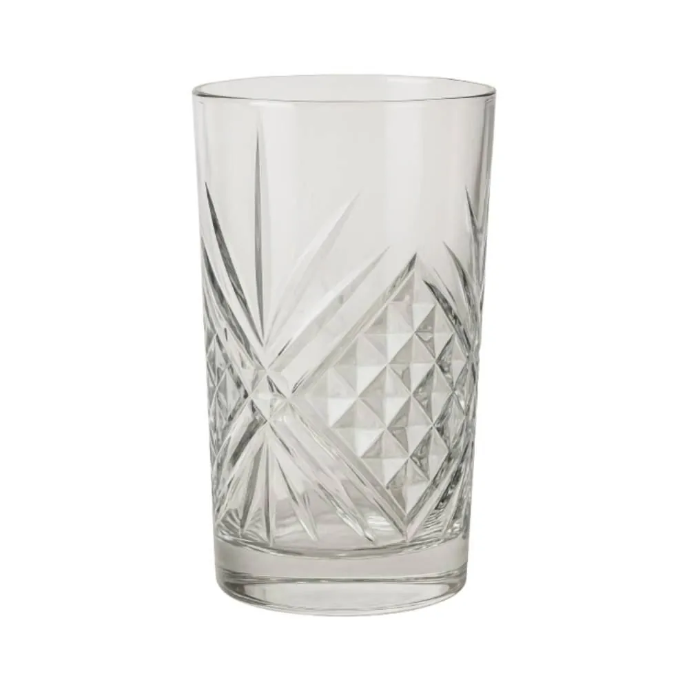 Copo Long Drink Flower 390 ml - Transparente