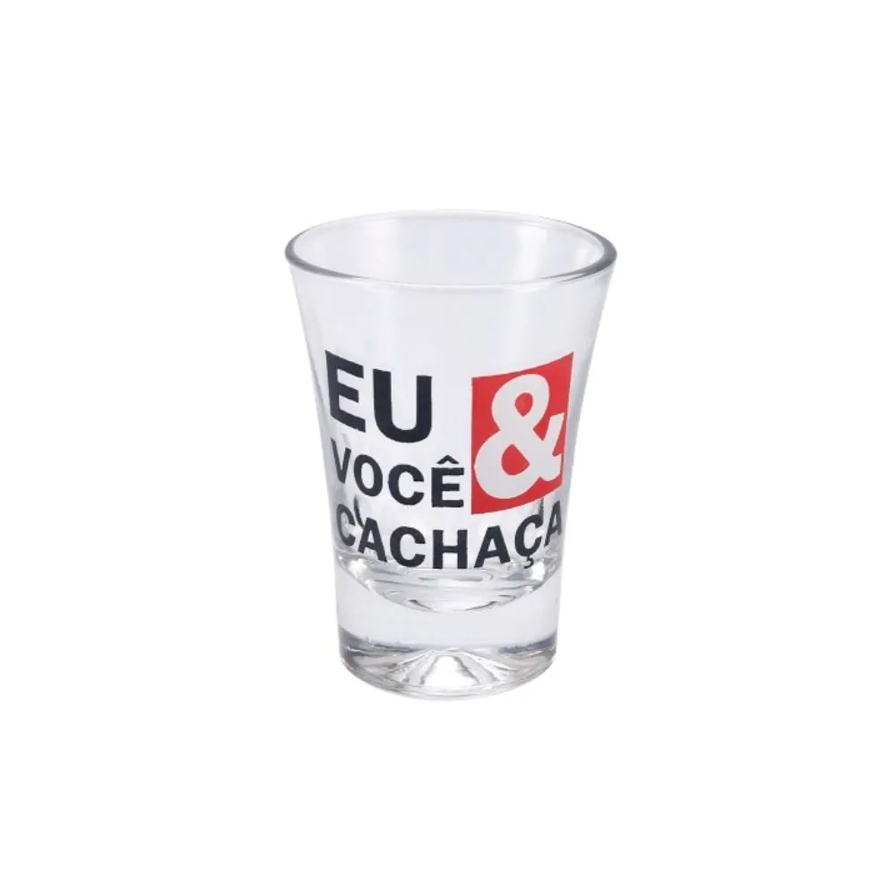 Copo para Shot Decorado Decormartin 70Ml - Sortido