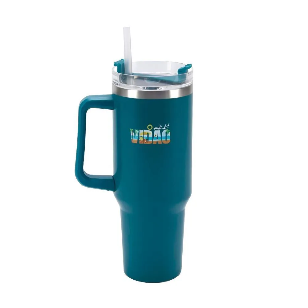 Copo Térmico Inox Ô Vidão 1,2 Litros