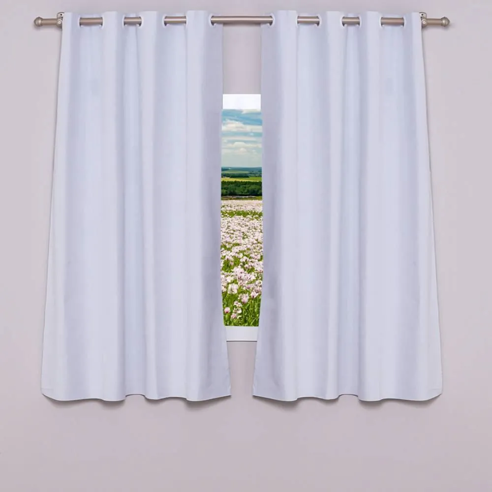 Cortina para Quarto e Sala 2,60X1,70 M Blackout Berlim - Branco