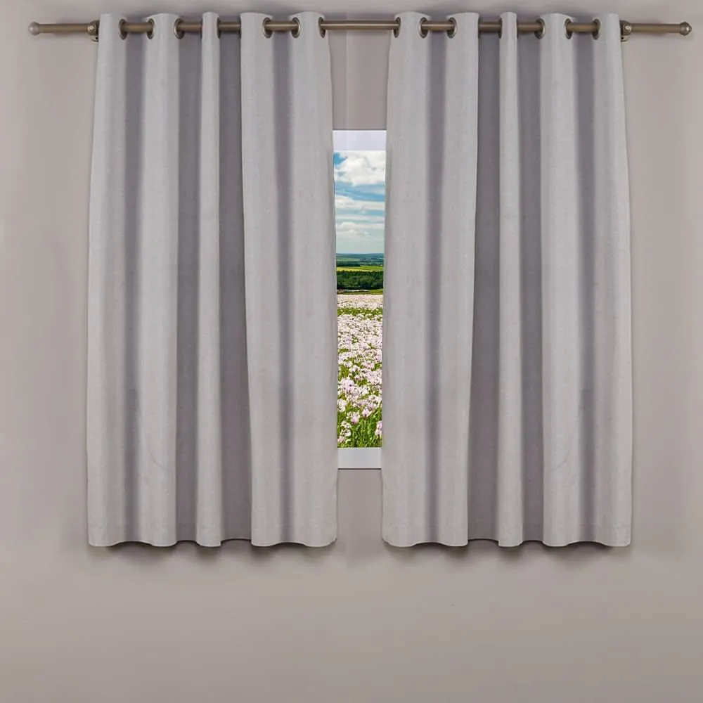 Cortina para Quarto e Sala 3,00X1,70 M Blackout Turim - Areia