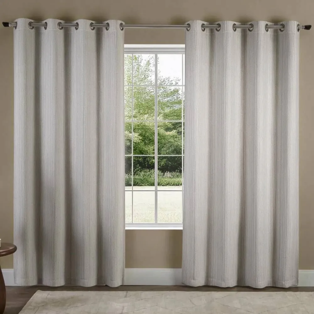 Cortina para Quarto e Sala 2,60 X 2,30M Chenille - Gardenia Off