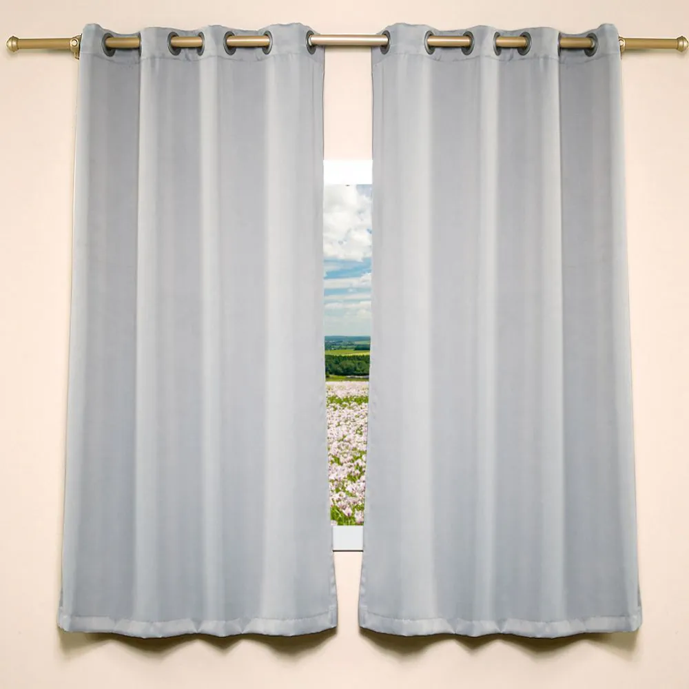 Cortina para Quarto e Sala 2,60X1,70 M Corta Luz Belize - Cinza