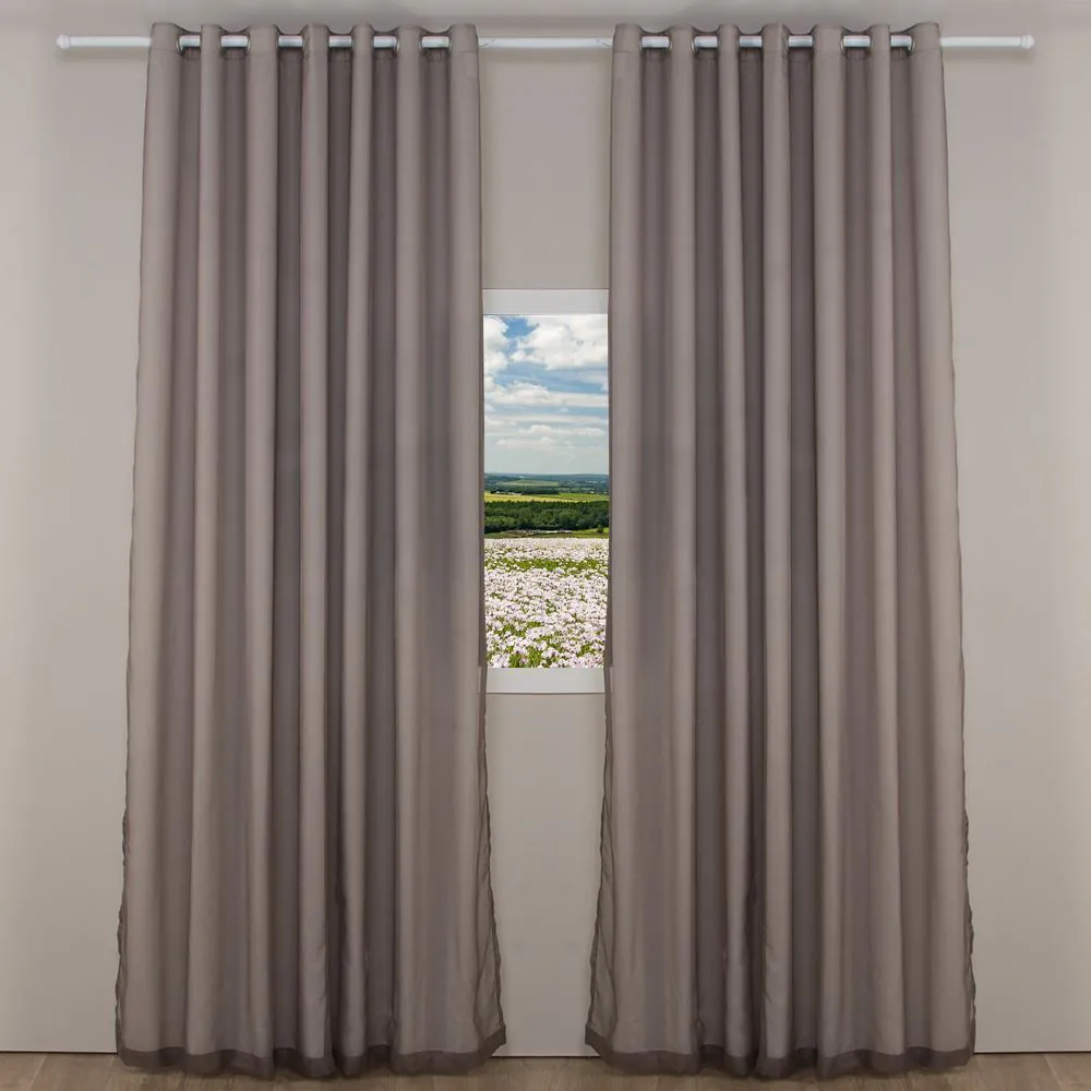 Cortina para Quarto Ou Sala 4,20X2,80 m Duplex Lisboa - Taupe