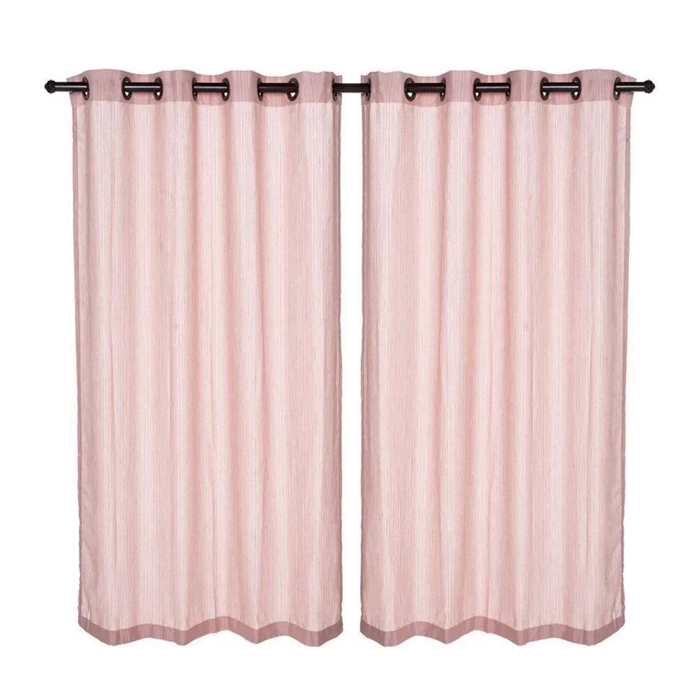 Cortina para Sala e Quarto 2,60X1,70 M Pantex Rústica - Dusk Rose