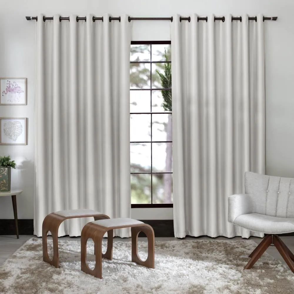 Cortina para Quarto e Sala 3,60X2,50 m Corta Luz Belize - Marfim