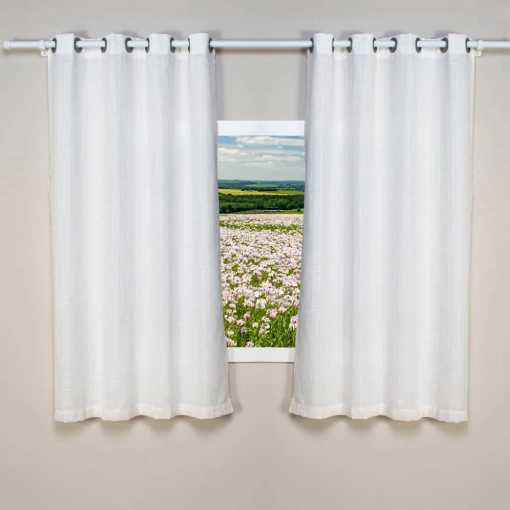 Cortina para Quarto e Sala 2,60X1,70 M Capri com Forro - Linho