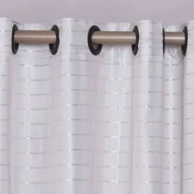 Cortina para Quarto Ou Sala 2,60X1,70 M Pratika York Slim - Branco