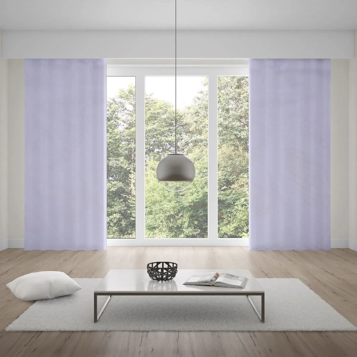Cortina para Quarto e Sala 2,60X1,70M Pratika Lisboa - Branco
