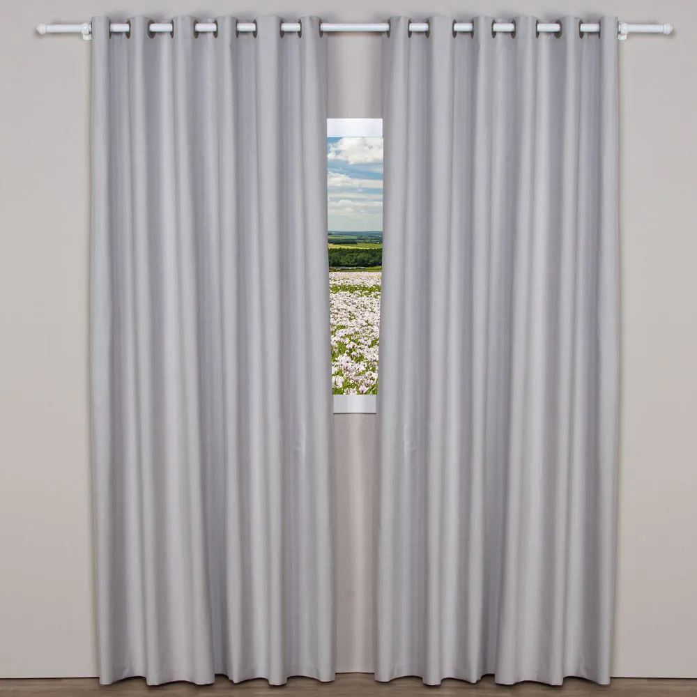 Cortina para Sala Ou Quarto Pvc 3,60X2,50 M Unika - Areia