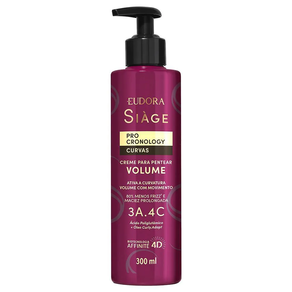 Creme Volume Pro Cronology Curvas Eudora Siage - 300ml