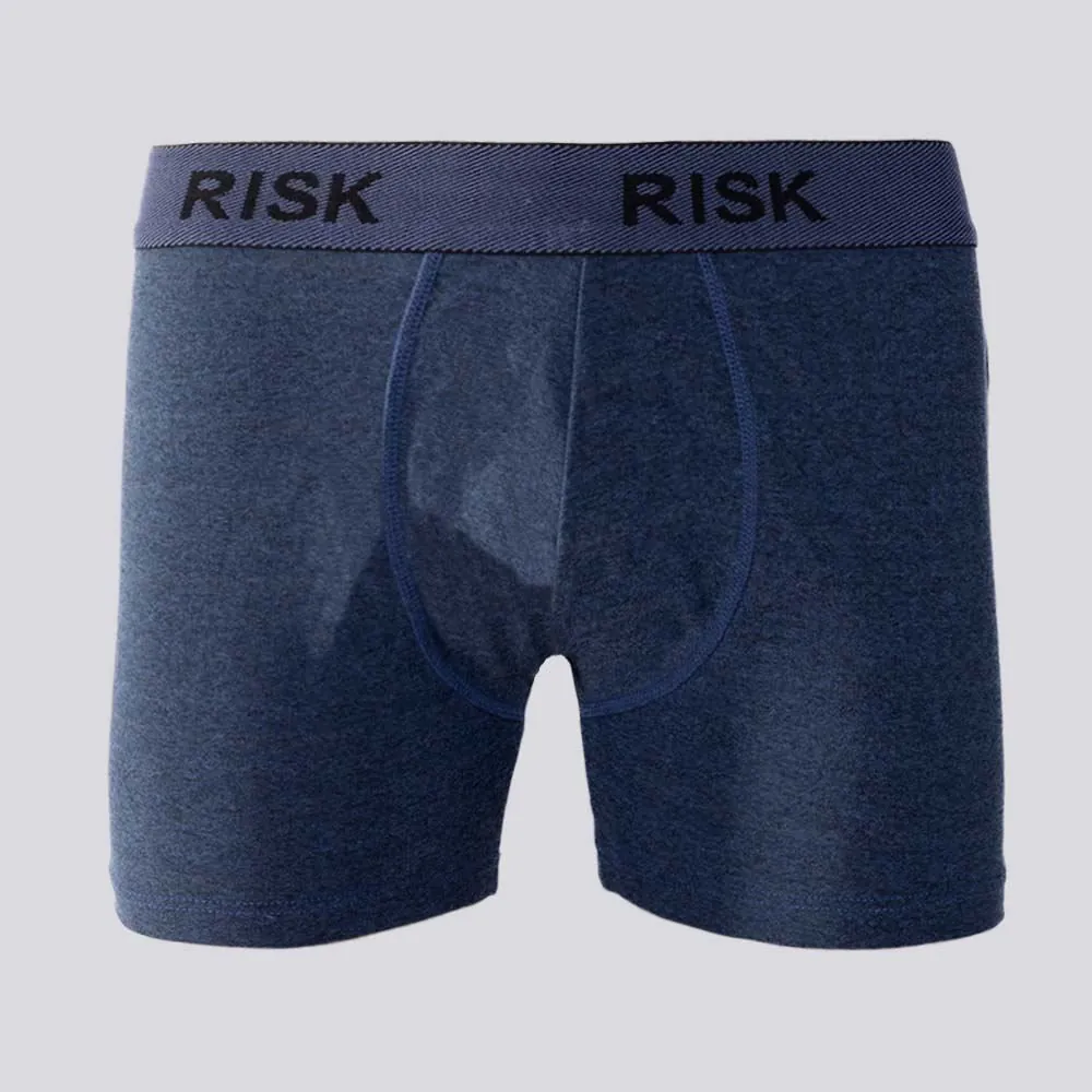 Cueca Boxer Masculina de Poliamida Risk Denin