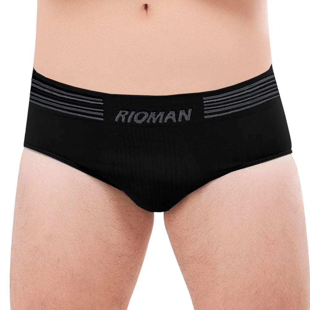 Cueca Slip Sem Costura DelRio Ref VSL5420 Preto