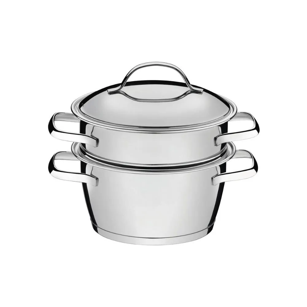 Cuscuzeira Allegra Tramontina Aço Inox - 2 Peças