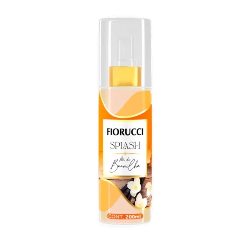 Deo Colônia Feminina Splash Flor de Baunilha Fiorucci - 200ml