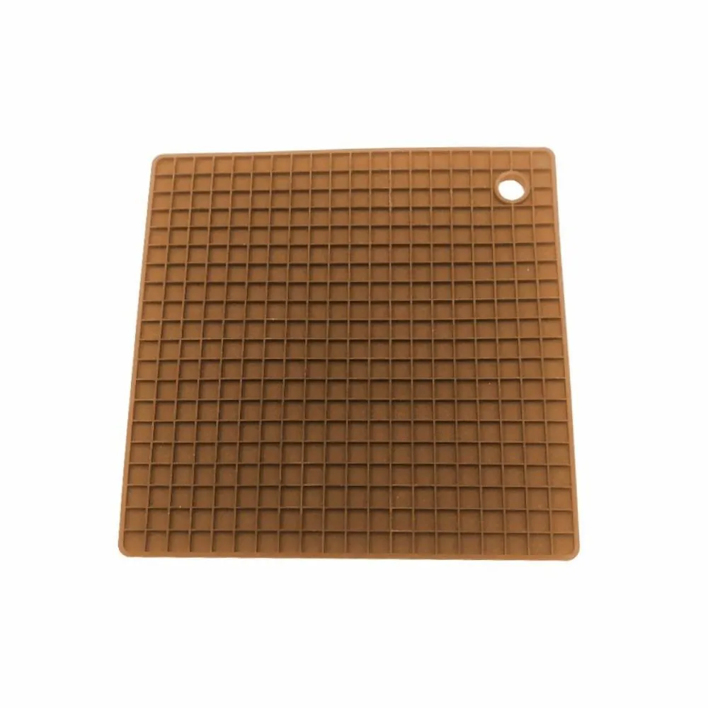 Descanso de Panela de Silicone Basic - Caramelo