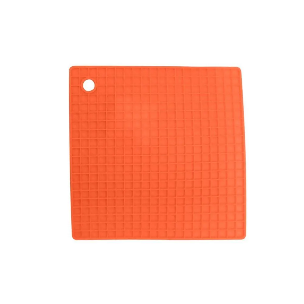 Descanso de Panela de Silicone Basic - Laranja