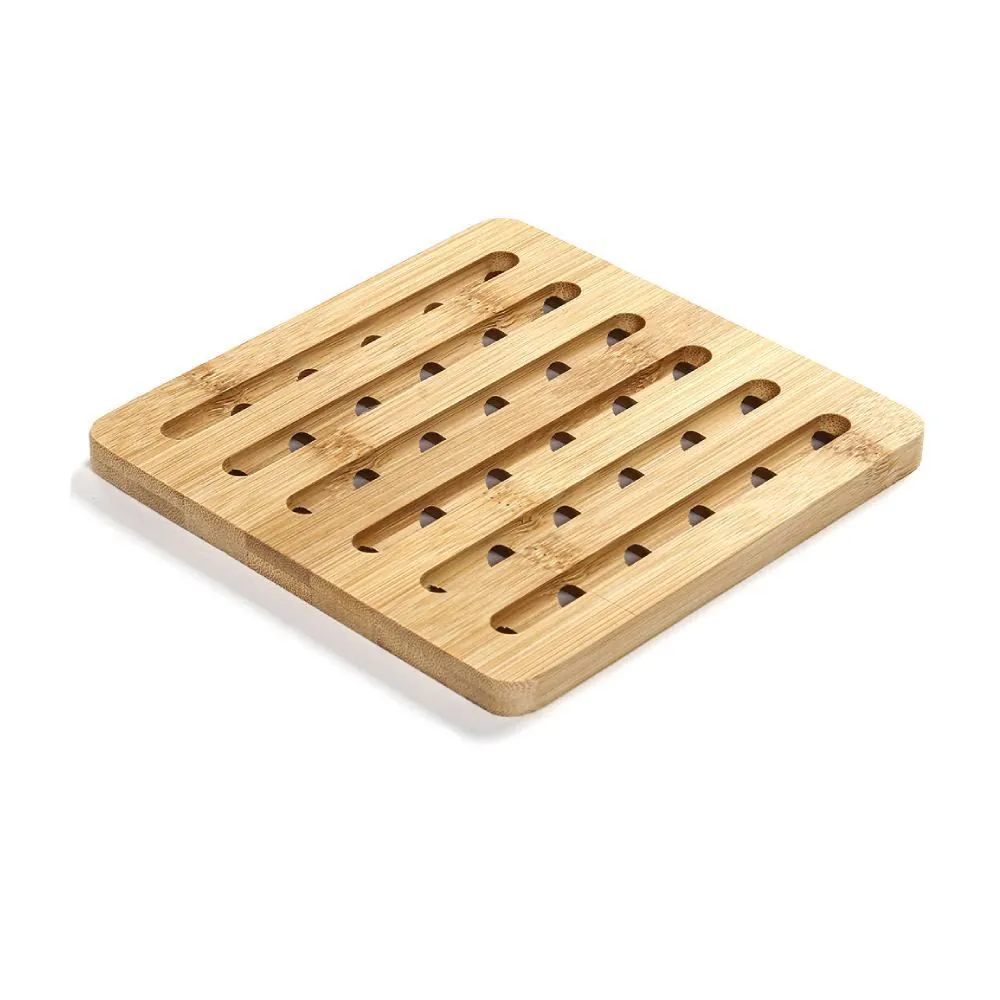 Descanso de Panela Quadrado Ecokitchen Mimo 15Cm - Bambu