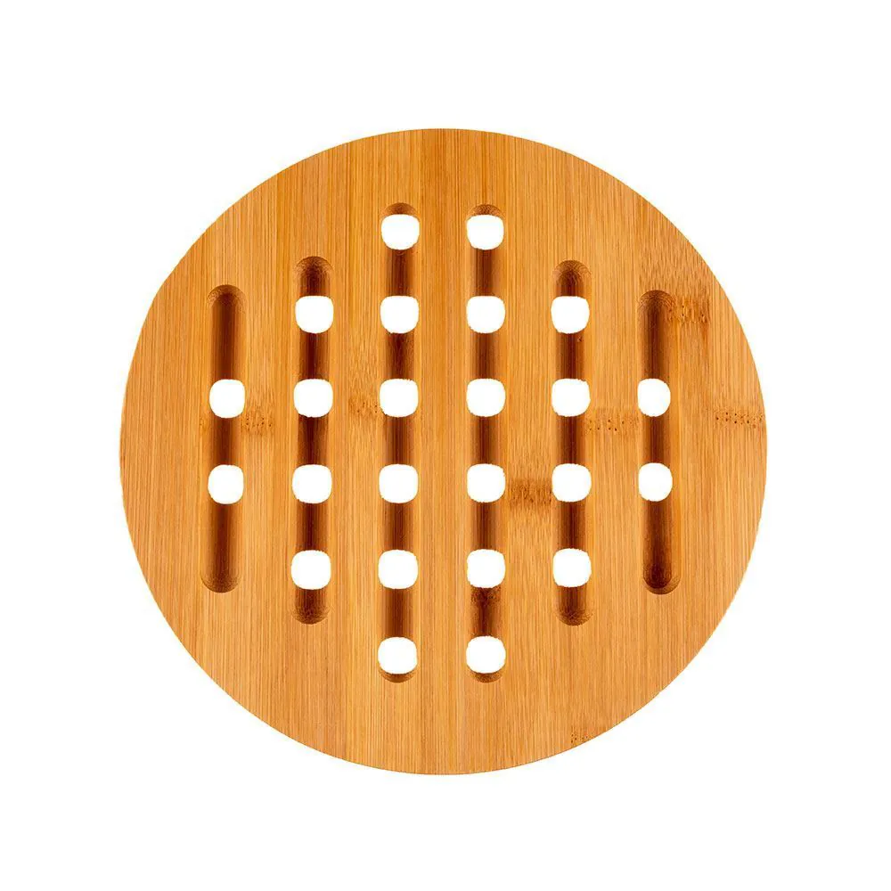 Descanso de Panela Redondo 19,5X0,9cm Finecasa - Bambu