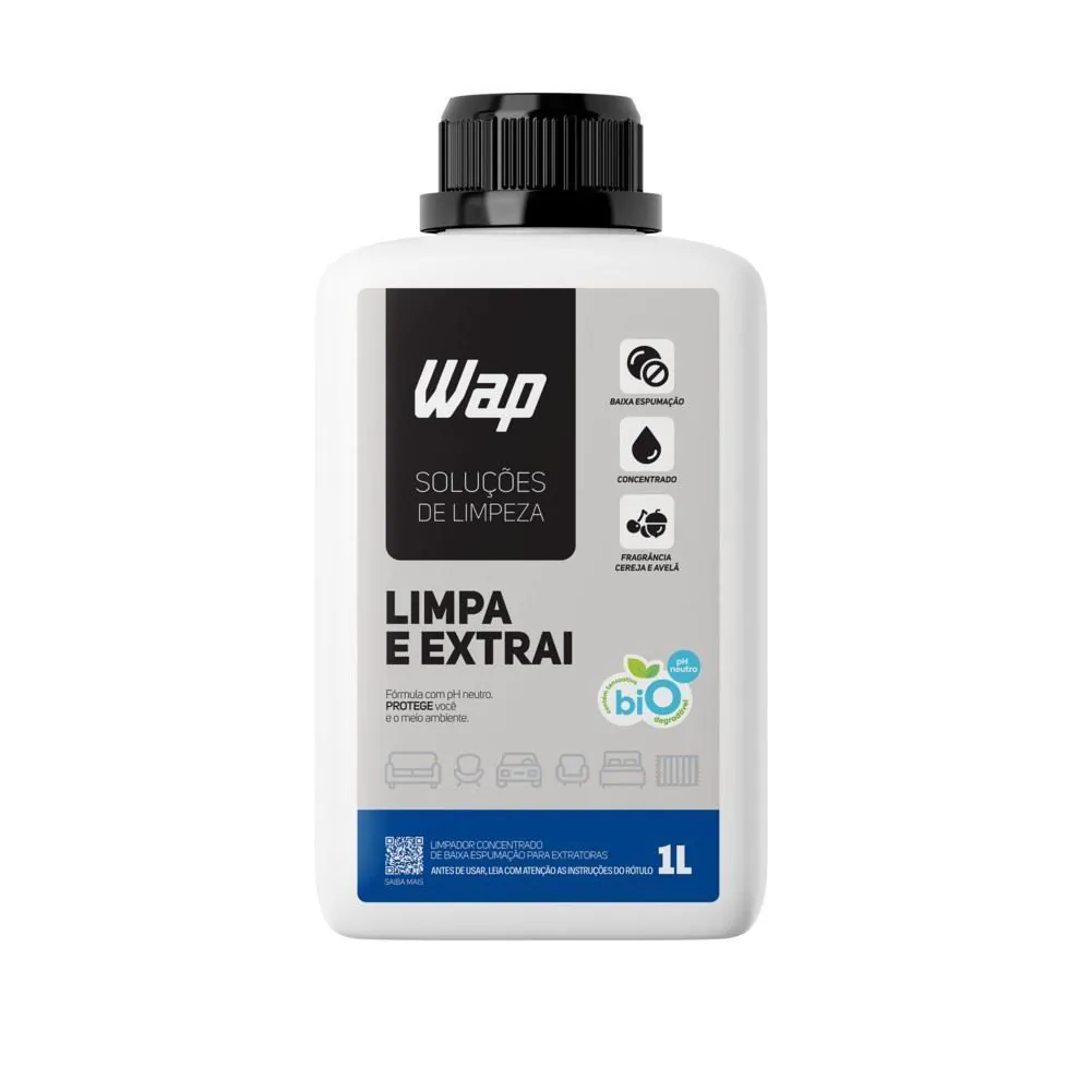 Detergente Limpador para Extratoras 1 Litro Wap Limpa e Extrai