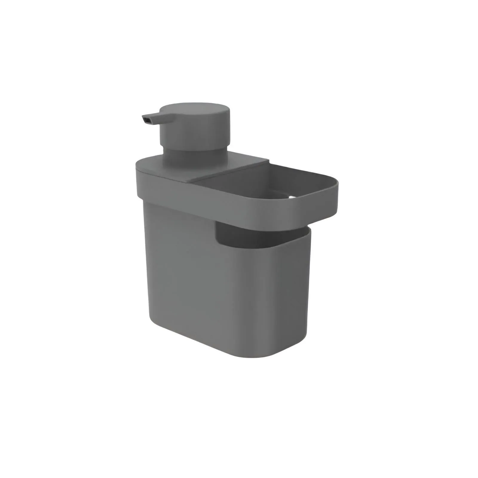 Dispenser para Detergente com Organizador de Pia Trium Ou 650Ml - Chumbo