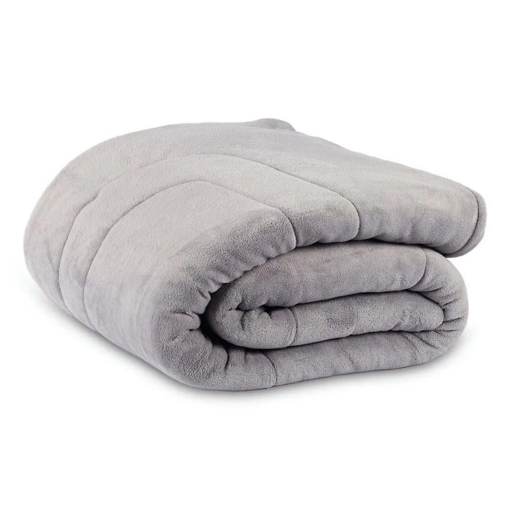 Edredom Provence Liso Queen 2,20M X 2,40M - Cinza