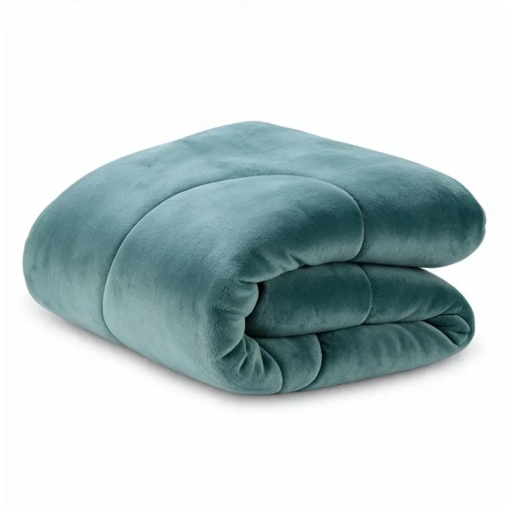 Edredom Queen Plush Inove Provence - Verde