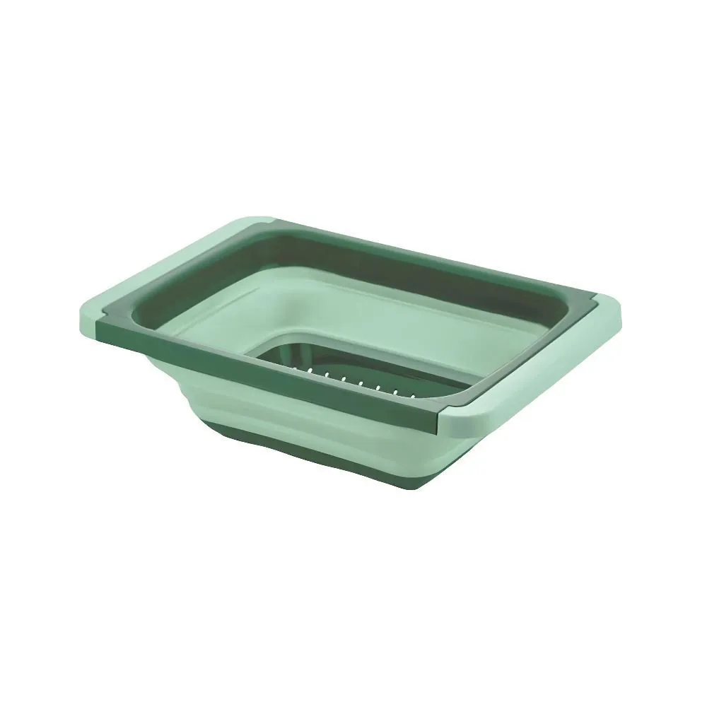 Escorredor Retrátil Retangular 55 Cm - Verde