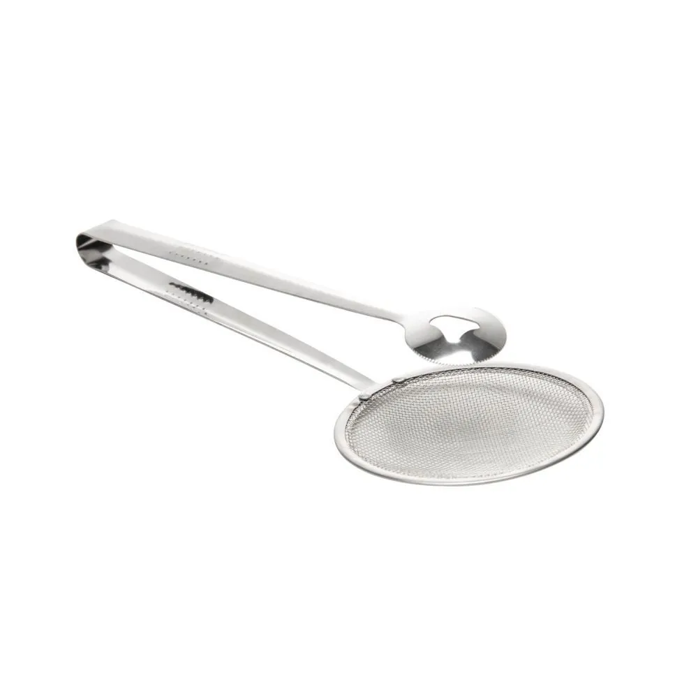 Escumadeira com Pegador Lyor 28 Cm - Aço Inox