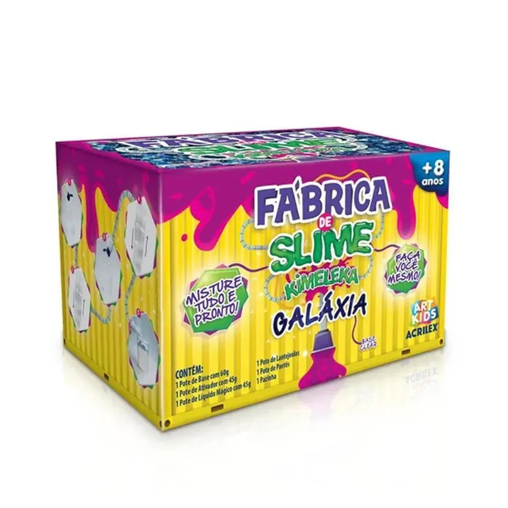 Fábrica de Slime Kimeleka Galáxia Acrilex - 43009