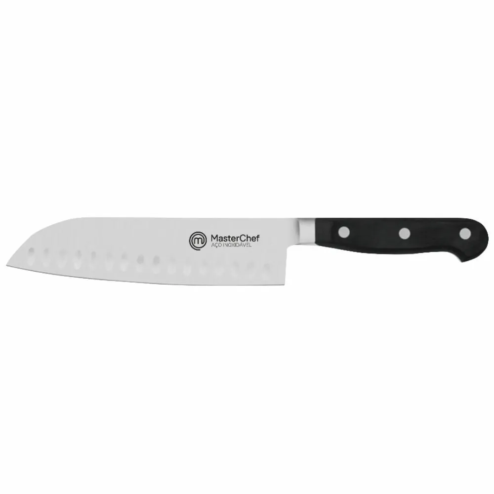 Faca Santoku 7" Premium Masterchef - Preto