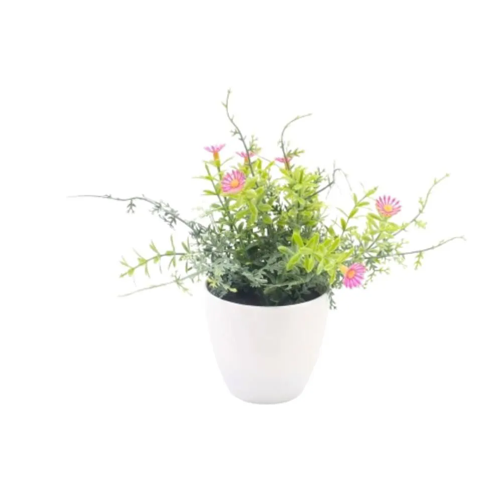 Flor Artificial com Vaso 17Cm - Sortido