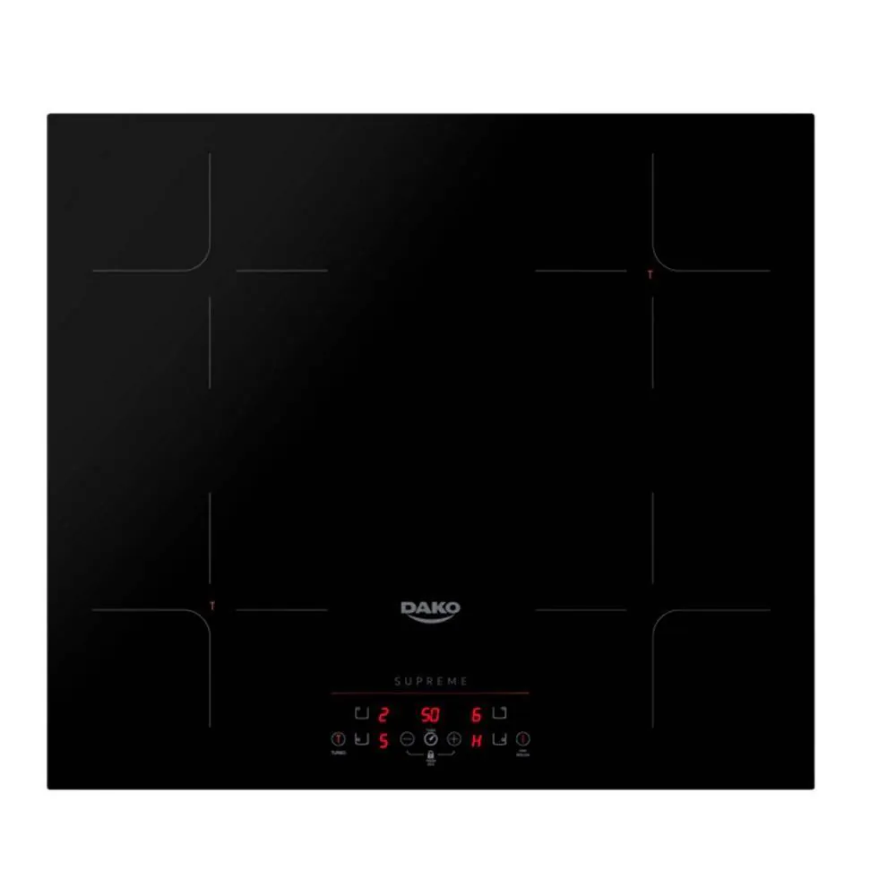 Fogão Cooktop de Indução 4 Bocas Supreme 220V Dako - Preto