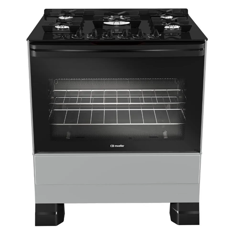 Fogão de Piso 5 Bocas Mueller Tripla Chama Mfv5bf - Bivolt