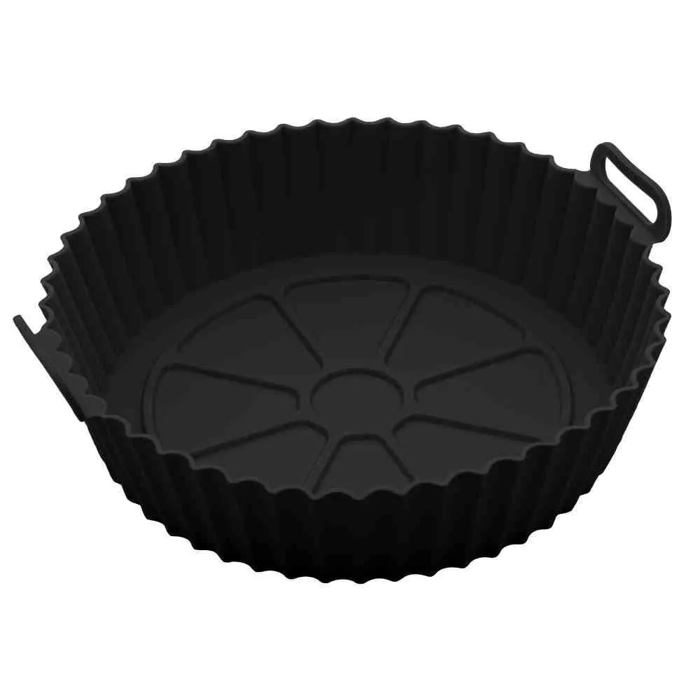 Forma Redonda para Air Fryer Lyor 19Cm - Preto