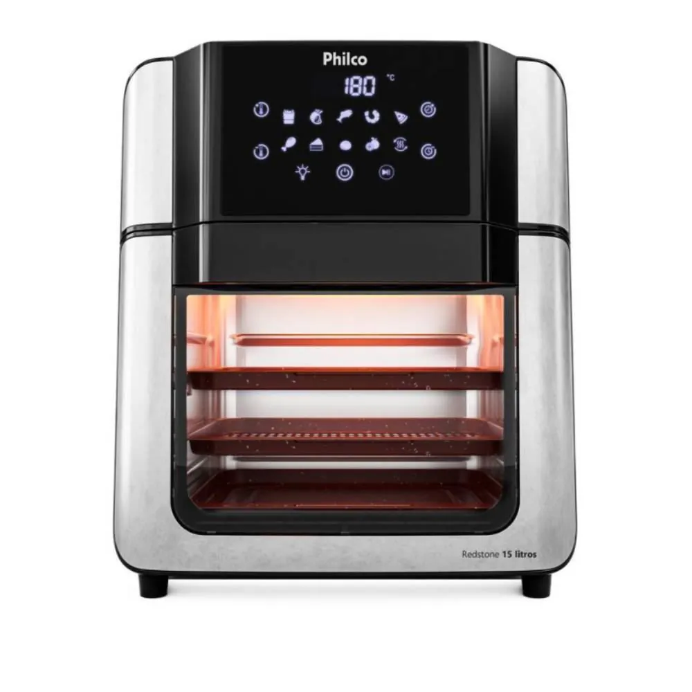 Fritadeira Air Fryer Oven Philco 15 Litros Painel Digital PAF15A