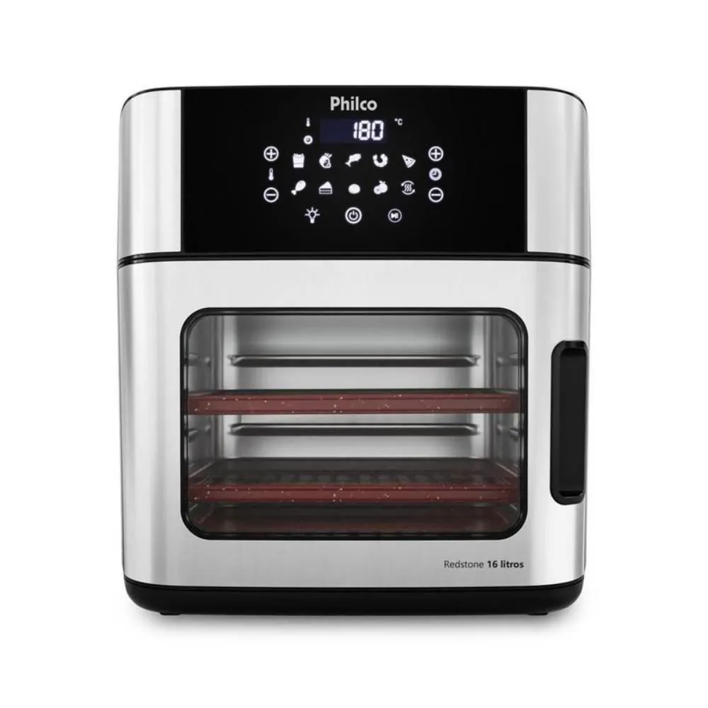 Fritadeira Air Fryer Philco 16 Litros 4 em 1 Painel Digital PAF16A