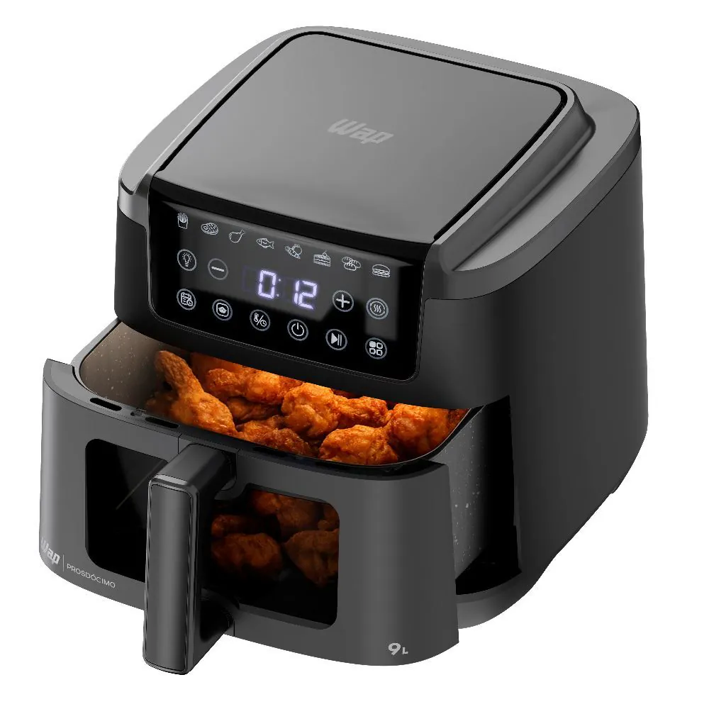 Fritadeira Air Fryer Wap Prosdócimo AF03 10 em 1 Painel Digital