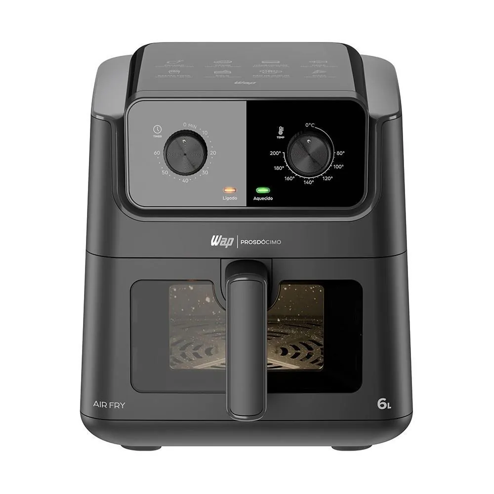Fritadeira Air Fryer Wap AF02 6 Litros com Desligamento Automático