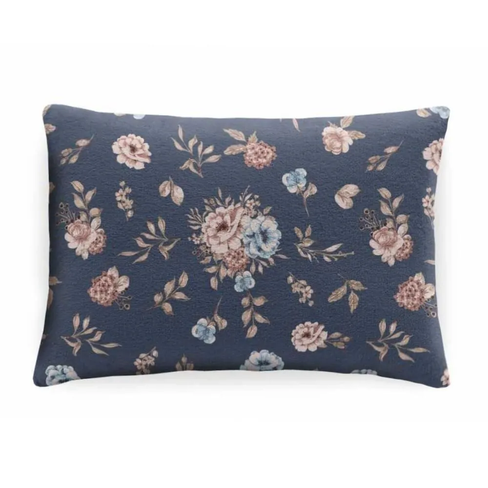 Fronha Avulsa Plush Estampada 50Cmx70cm - Gardine Azul